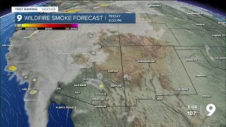 Cuyler Diggs takes a look at the wildfire smoke forecast [upl. by Heigho193]