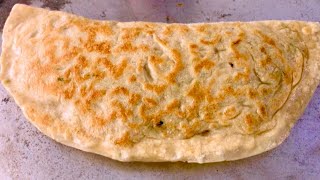 Bolani Recipe Afghan  Stuffed Flatbread Vegetarian  it’s food time [upl. by Possing]