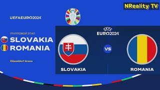 Футбол Чемпионат Европы2024 Словакия  Румыния Групповой этап EURO 2024 Slovakia  Romania [upl. by Dohsar]