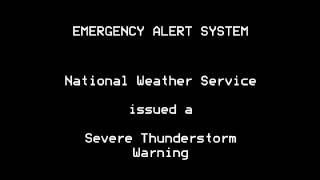 Severe Thunderstorm Warning  EAS 588  32814 749 PM [upl. by Zhang]