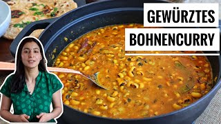 Aromatisches BohnenCurry Intensive Gewürznoten and absolut gesund  Indisch Kochen [upl. by Dodge896]