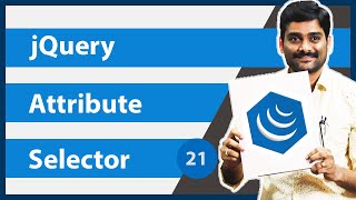 jQuery Attribute Selector  jQuery Tutorial 21 [upl. by Notirb]