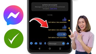 Cant Deliver User Unavailable  How to Fix Messenger Cant Deliver User Unavailable Error Problem [upl. by Annoda]