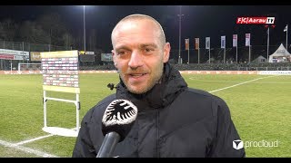 FC Aarau  Servette FC 33 01032019 Stimmen zum Spiel [upl. by Asilej]