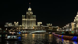 Moscow Marriott Imperial Plaza room tour Night river cruise and other sightseeings [upl. by Yrrek]