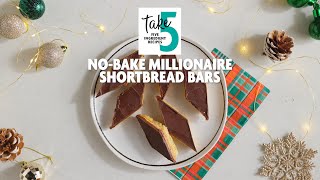 How to Make NoBake Millionaire Shortbread Bars  SavoryOnline [upl. by Aicena]