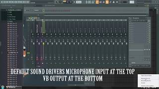 VBAudio Setup Using Asio4All In Fl Studio 20 [upl. by Tatianas]