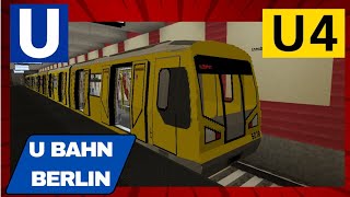 U Bahn Berlin in Minecraft  U4 Innsbrucker Platz  Nollendorfplatz [upl. by Yderf]