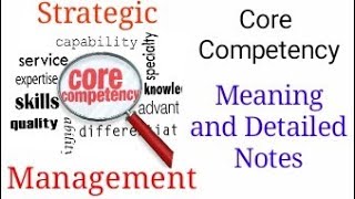 Core Competence  Detailed Notes with Complete Understanding  Strategic Management CA IPCC grp2 [upl. by Feer]