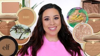 RANKING ALL OF MY BRONZERS FROM WORST TO BEST  A QUICK DECLUTTER [upl. by Llacam425]