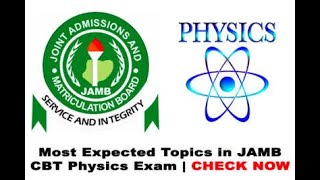 Simplified JAMB SYLLABUS for PHYSICS 2024 [upl. by Llerahc]