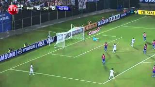 Gol de Eduardo Vargas Paraguay 0 Chile 1 [upl. by Enimaj]