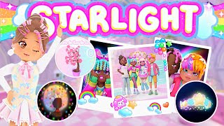 NOVO SET STARLIGHT  CABELOS NOVOS TODA SEMANA  Roblox Royale High [upl. by Aerdnu]