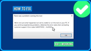 How to Fix Error Code 0x80070002  0x20000 When Opening Media Creation Tool [upl. by Silda302]