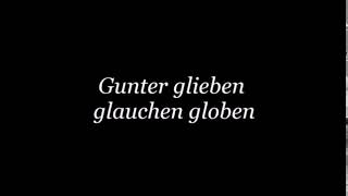 Gunter gleiben glauchen globen [upl. by Breskin]