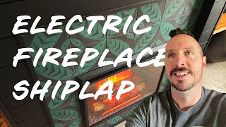 Electric Fireplace SHIPLAP [upl. by Larianna512]