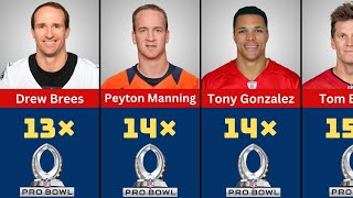 Top NFL Players with the Most Pro Bowl Selections [upl. by Annoyik447]