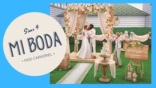 El mejor MOD para BODAS MÁS REALES Sims 4 👰🏻 Review en español [upl. by Meyer]