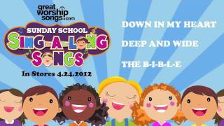 Deep And Wide  Sunday School SingALong Songs [upl. by Lau]