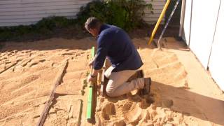 DIY Paving Guide  Screeding Sand  Adbri Masonry [upl. by Juanita]