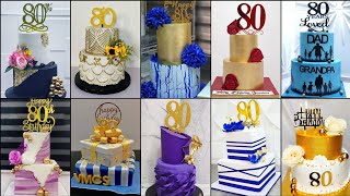 80th Birthday Cake Designs 2022Birthday Cake IdeasDouble Layer CakeTwo Tier CakeCake Ka Design [upl. by Nylteak572]