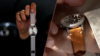 Leather vs Metal Watch Strap Which Is Right For You [upl. by Aronle988]