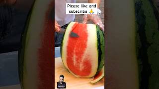 😍 Wow amazing watermelon 🍉 juice 🥤 fruit summerwatermelon trending fruitcutting [upl. by Rachaba]