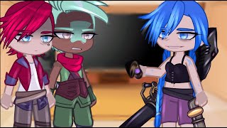 Arcane React To Jinx  Gacha React [upl. by Anahsar672]