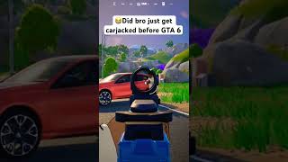 Carjacking in Fortnite before GTA 6😭 fortnite funnyhaloclips gaming shorts subscribe [upl. by Felske]