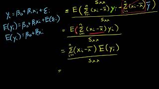 Least Square Estimators  Unbiased Proof [upl. by Chon]