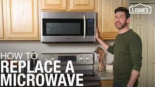 How To Replace a Microwave [upl. by Fransis]