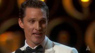 Matthew McConaughey winning Best Actor  86th Oscars 2014 [upl. by Elyagiba]