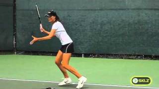 SKLZ PowerBase Tennis  Volley Drill [upl. by Jet]