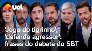 Marçal é igual ao Jogo do Tigrinho todo mundo virou amiguinho veja frases do debate SBT [upl. by Hesta778]