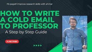 How to Write a Cold Email to Professor  Tips And Tricks  Email Format For Acceptance letter [upl. by Aiekam161]