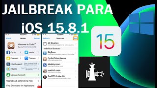 TUTORIAL ✅ JAILBREAK iOS 1581 NO Checkra1n en WINDOWS [upl. by Darrill]