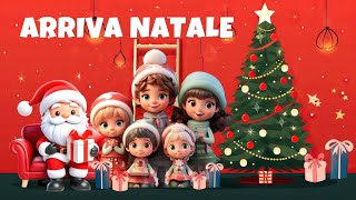 ARRIVA NATALE  Allegra canzone di Natale con testo per augurare un felice Natale a tutti [upl. by Botnick]