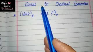 Octal to Decimal  Octal to Decimal conversion in urdu  mathematicschampion [upl. by Bultman529]