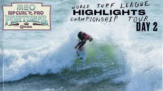 HIGHLIGHTS Day 2  MEO Rip Curl Pro Portugal 2024 [upl. by Katha]