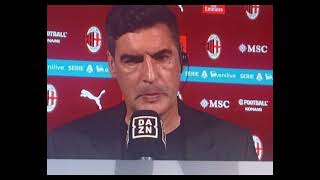 INTERVISTA FONSECA POST PARTITA MILAN TORINO 2 2 [upl. by Gnagflow]