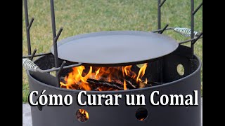 Cómo Curar un Comal Plancha o Disco de Acero [upl. by Anwad]