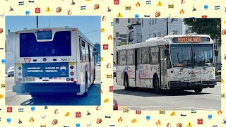 NJ Transit 10 BAYONNE JFK BLVD VIA PAMRAPO AVENUE NABI 41615 5811 [upl. by Ruben]