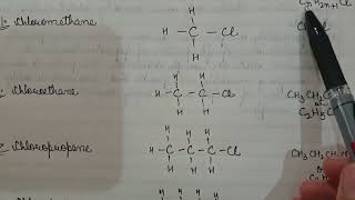 chloromethanechloroethane chloropropanechlorobutane chloropentane chlorohexane structure names [upl. by Corotto609]