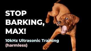 Ultrasonic bark control  Sound to stop dogs barking [upl. by Sharma]