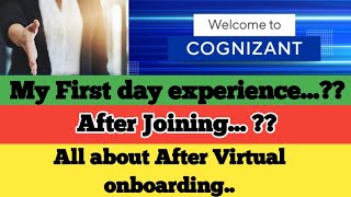 first day at cognizant  After virtual onboarding process  Induction session [upl. by Drolet217]