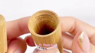 Bamboo Refillable Aromatherapy Nasal Inhaler Tubes [upl. by Fleeman]