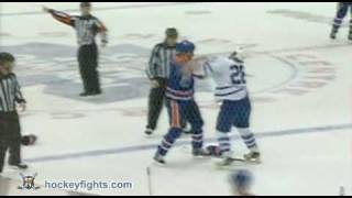 Steve MacIntyre vs Colton Orr Dec 2 2010 [upl. by Bixler]