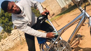 mokopane bikers cleaning and polishing time 🚲💎🌄🌊 [upl. by Armillda669]