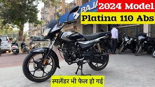 Bajaj Platina 110 Abs New Model 2024 Review  Price  Mileage  Feature  platina 110 abs 2024 [upl. by Ellissa]