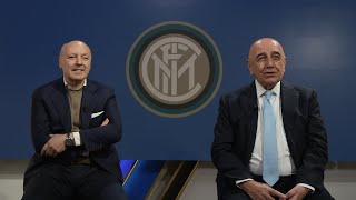 GIUSEPPE MAROTTA and ADRIANO GALLIANI  INTER TV EXCLUSIVE INTERVIEW 🎙️⚫🔵 SUB ENG [upl. by Barnard]